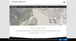 Desktop Screenshot of cyclinglanguedoc.com